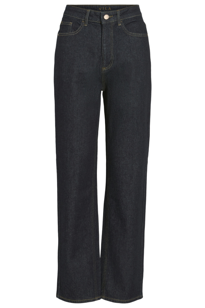 VIKELLY JAF HW STRAIGHT JEANS-NOOS 14084730 Dark Blue Denim/RINSE 237